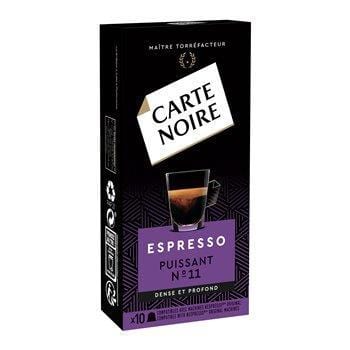 Café espresso Carte Noire n°11 Puissant - 10 capsules - 53g