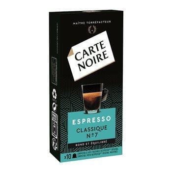 Café espresso Carte Noire - n°7 Classique - 10 capsules - 53g