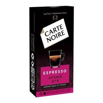 Café espresso Carte Noire - n°9 Intense - 10 capsules - 53g