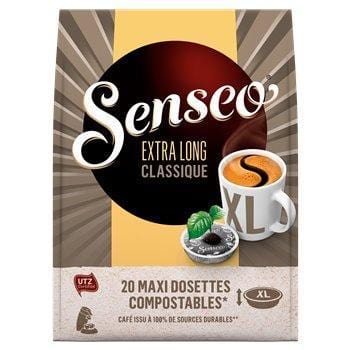 Café extra long Senseo Classique - x20 capsules