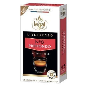 Café L'espresso Legal Profondo - x10 - 50g