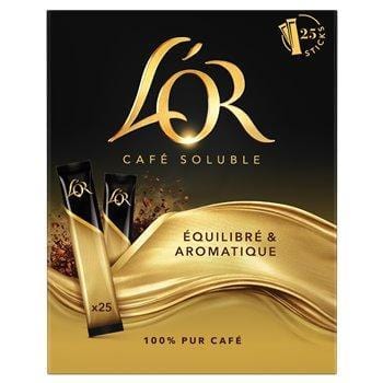 Café soluble L'Or Classique Stick - x25 - 45g