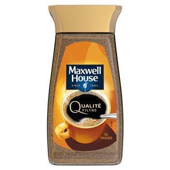 Café Soluble Maxwell House Qualité filtre - 100g