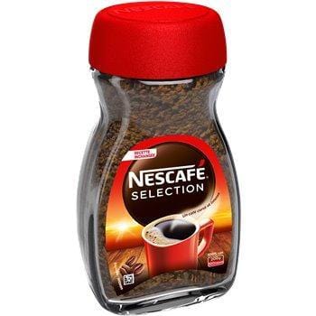 NESCAFE Sélection Décaféiné, café soluble, Flacon de 200g