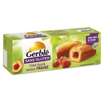 Gerblé Sans Gluten Cake Fourré Fraise 210g