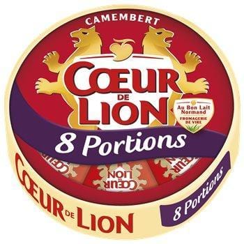 Camembert 20%mg Coeur de Lion x8 portions  - 240g