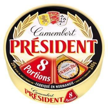 Camembert portions Président X8 20%mg - 240g