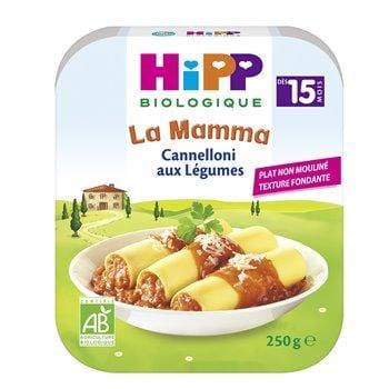 Hipp La Mama Cannelloni Aux Legumes Bio 250g