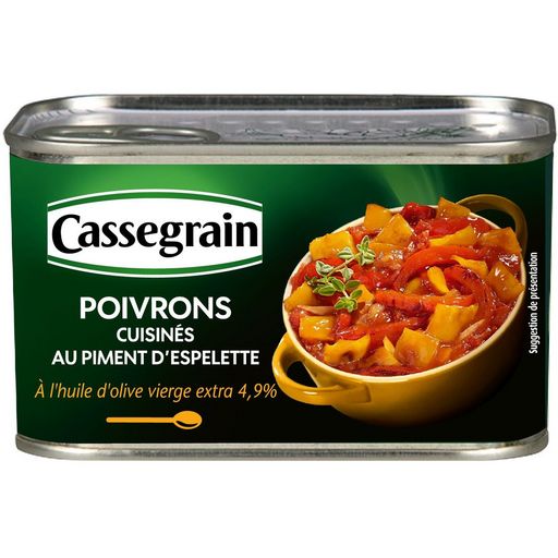 Cassegrain Poivrons au Piment d'Espelette 375g