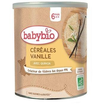 Céréales Babybio -  Dès 6 mois Vanille - 220g