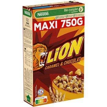 Céréales Lion  Caramel &amp; Chocolat - 750g