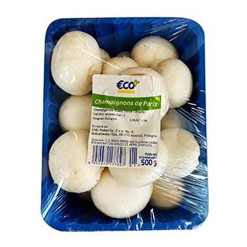 Champignons blancs de Paris Eco+ - 500g