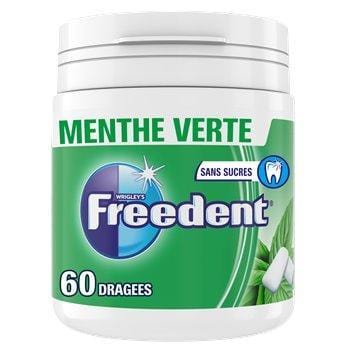 Chewing-gum Freedent Menthe verte boîte 84g