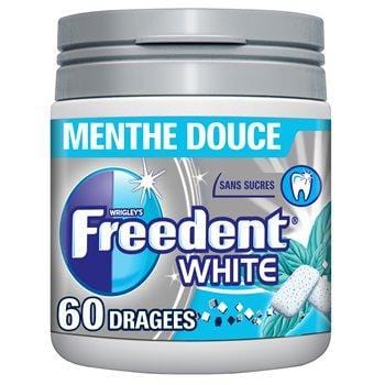 Chewing-gum Freedent white Menthe douce boîte 84g