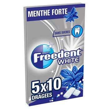 Chewing-gum Freedent white Menthe forte 70g
