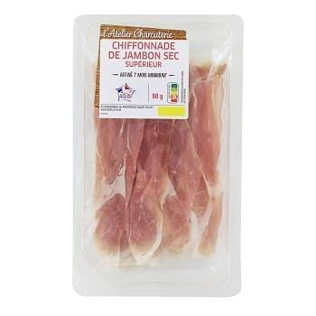Chiffonnade de jambon sec sup L'Atelier Charcuterie - 90g