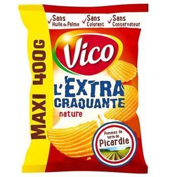 Chips Extra craquantes Vico Nature - 400g