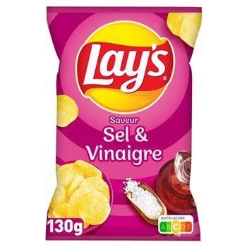 Chips Lay's Sel/vinaigre - 130g