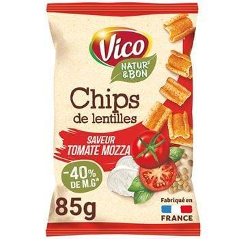 Chips lentille Vico Tomate mozzarella - 85g