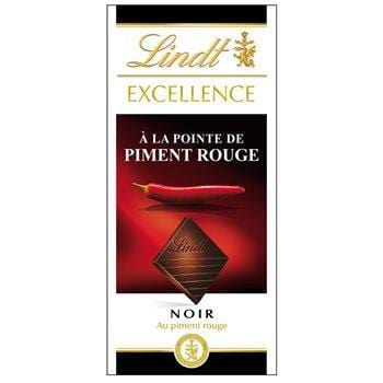 Chocolat excellence Lindt Noir Chili 100g