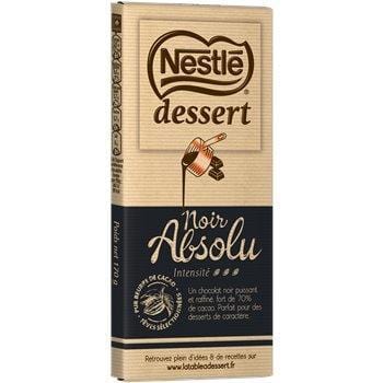 Chocolat Pâtissier Nestlé Dessert : Noir absolu - 170g