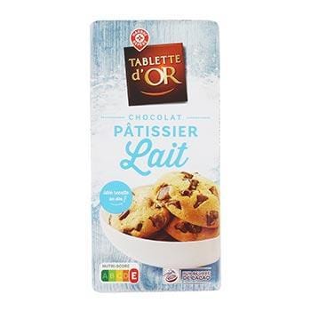 Chocolat Pâtissier Tablette dOr Lait - 170g