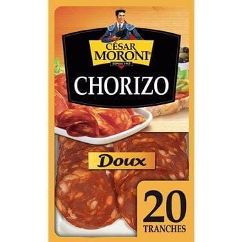 Chorizo doux en tranches Moroni 100g