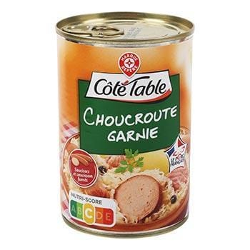 Choucroute Côté Table garnie 400g