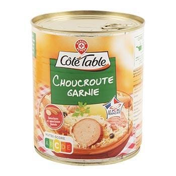 Choucroute Côté Table garnie 800g