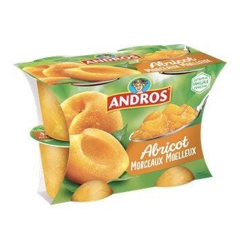 Andros Compotes Délice Abricot 4x100g