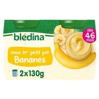 Bledina Mon Premier Pot Bananes 2x130g