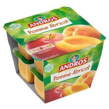 Andros Compotes  Pomme Abricot 8x100g
