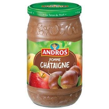 Compotes Andros  Pomme/châtaigne - 785g