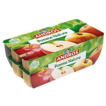 Andros - Compote de pomme nature - 123 Click