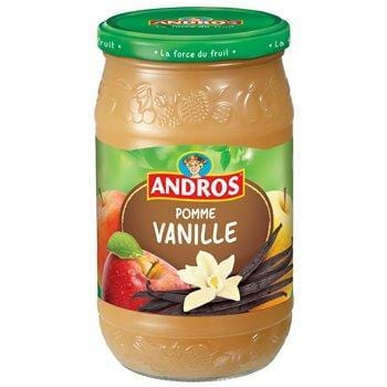 Compotes Andros Pomme vanille 750g