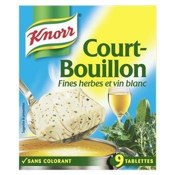 Court Bouillon Knorr 9 tablettes - 9L