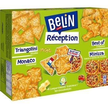Crackers Réception Belin Assortiment 4 saveurs - 380g