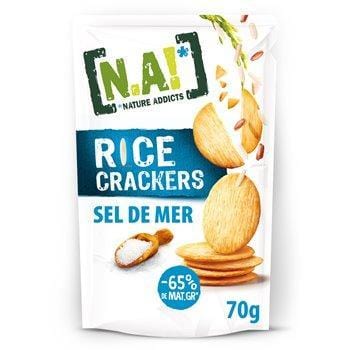 Crackers Rice N.A! Sel de Mer - 70g