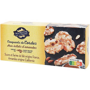 Nos Regions Craquants de Cordes Aux Eclats D'Amandes 90g