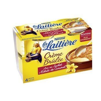 La Laitière Crème Brûlée  4x100g