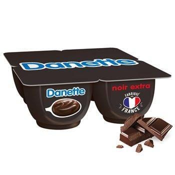 Danette Chocolat Noir Extra  4x125g