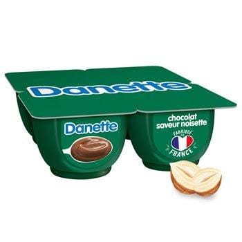 Danette Chocolat Noisette  4x125g