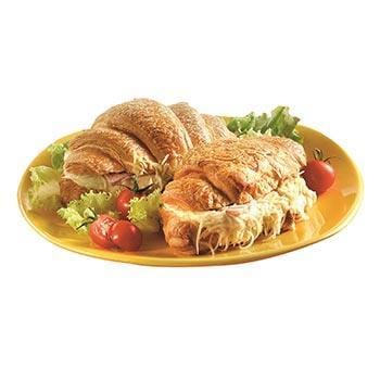 Croissant jambon fromage x4  600g