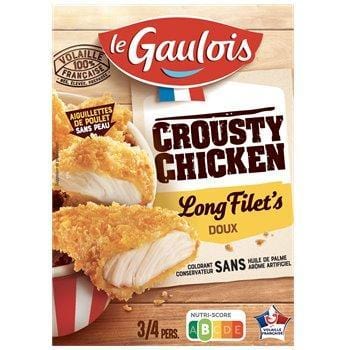 Crousty chicken Le Gaulois Long filet - 400g