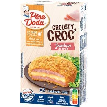 Crousty Croc' Jambon Père Dodu Dinde x2 - 200g