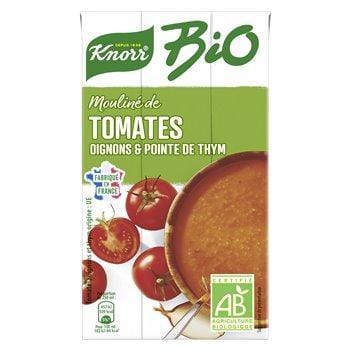 Knorr Soupe Bio Mouline de Tomates Oignons et Thym 1L