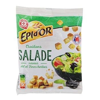 Croûtons salade Epi d'Or Ail et fines herbes - 60g
