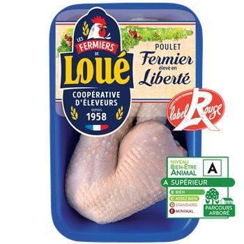 Loué Cuisse de Poulet Blanc Label Rouge (x2) 480g