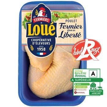 Loué Cuisse de Poulet Jaune Label Rouge (x2) 480g
