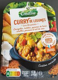 Crealine Curry de Legumes 2x200g